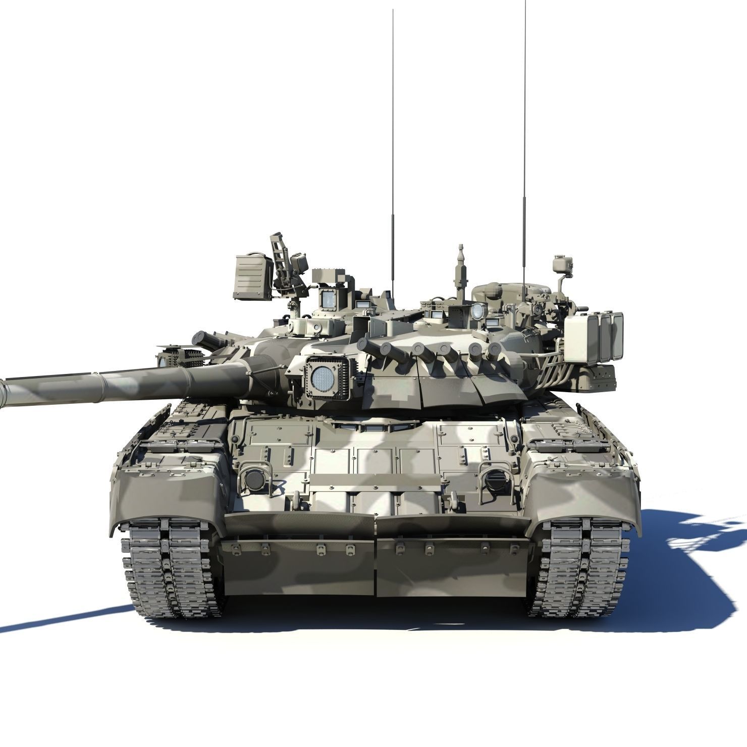 T-80UK military tank 3D model_5