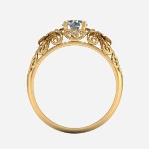 Filigree Ring 001 3D print model_4