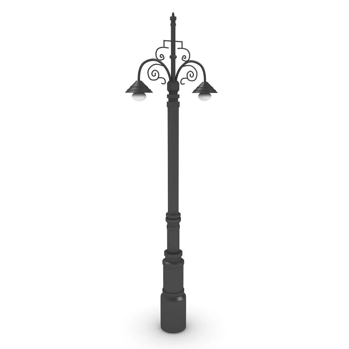 streetlight street lamp 3D model_0