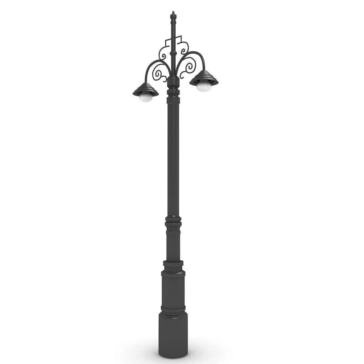 streetlight street lamp 3D model_2