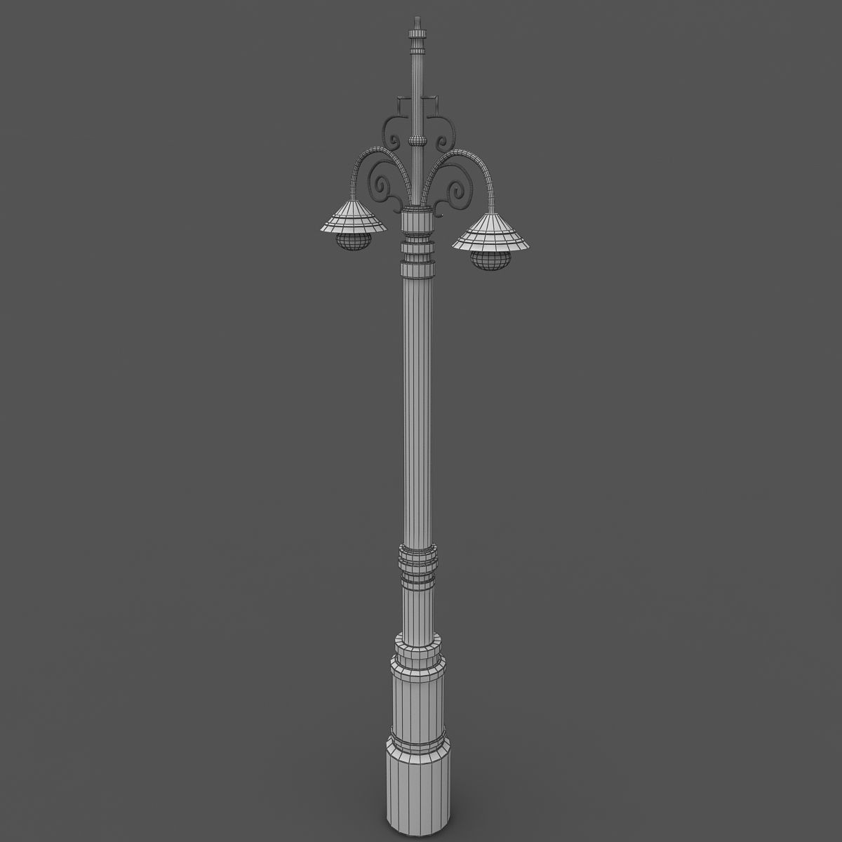 streetlight street lamp 3D model_4