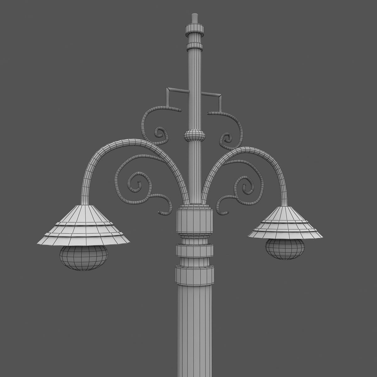streetlight street lamp 3D model_5