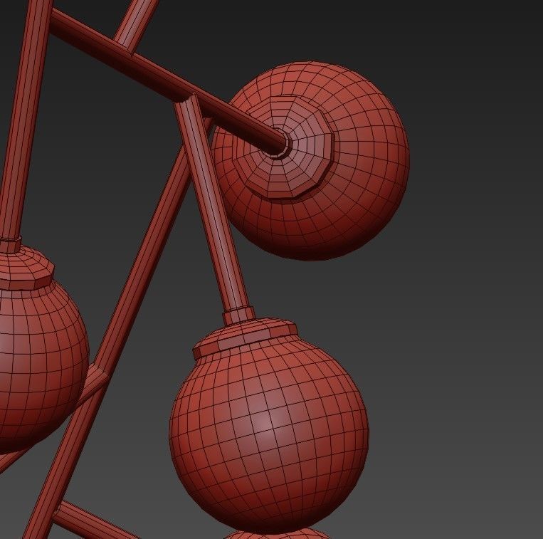 Globe Clear Glass 3D model_8