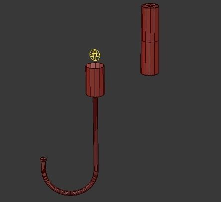 Loft Tube Chandelier 10 3D model_5