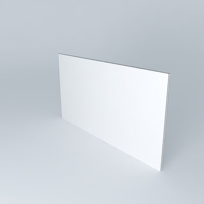 Red metallic frame 3D Free 3D model_4