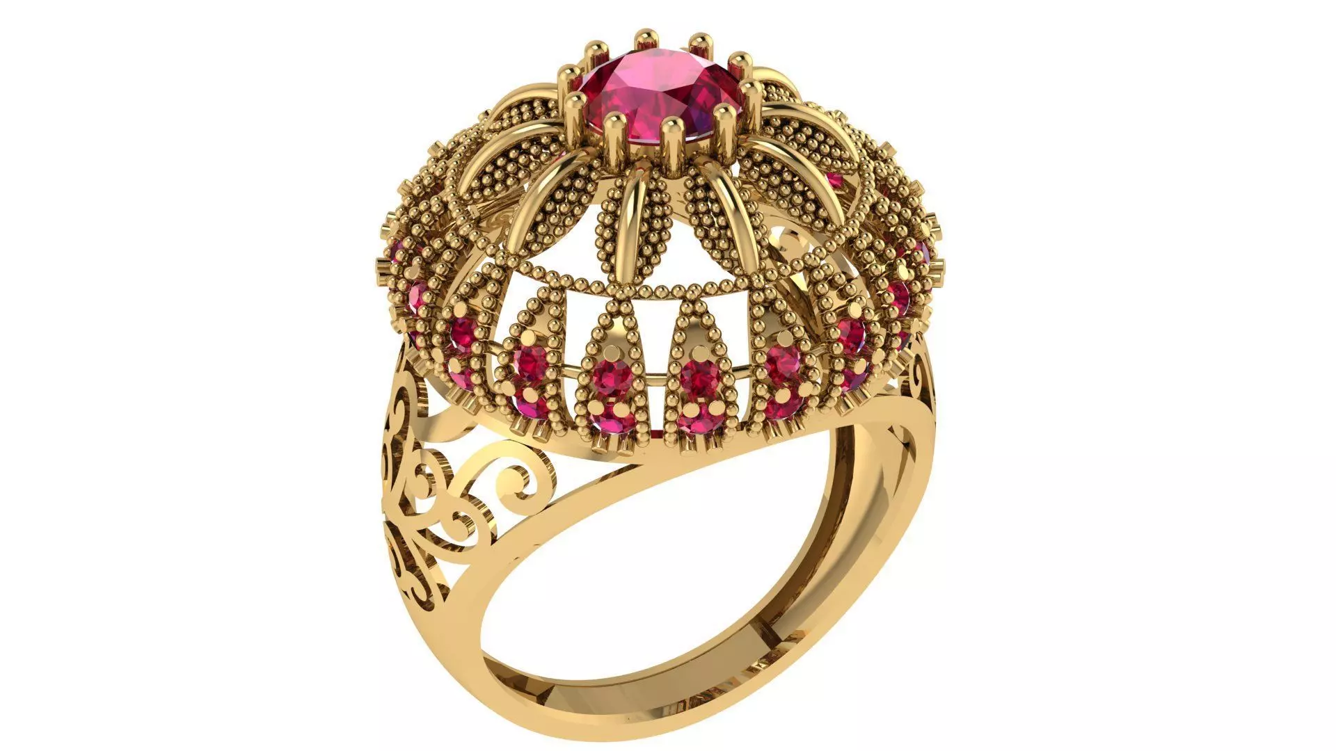 GOOD LOOKING RING 3D print model