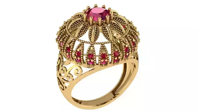 GOOD LOOKING RING 3D print model