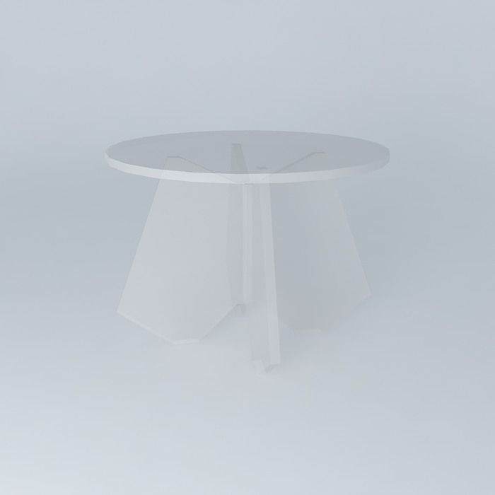 Mesa Lateral Diamante Free 3D model_2