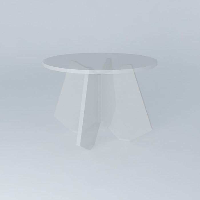 Mesa Lateral Diamante Free 3D model_1