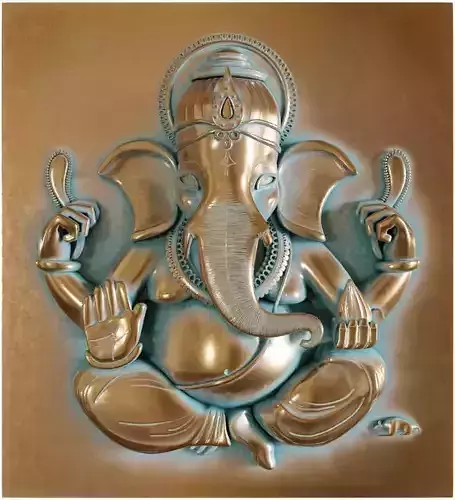 Ganesha Copper Patina