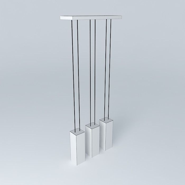 Pendente Tre INSIDE Free 3D model_3
