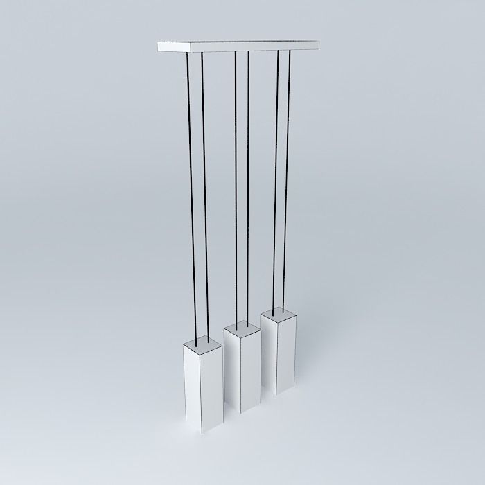 Pendente Tre INSIDE Free 3D model_4