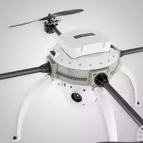 Drone Quadrocopter Low-poly 3D model