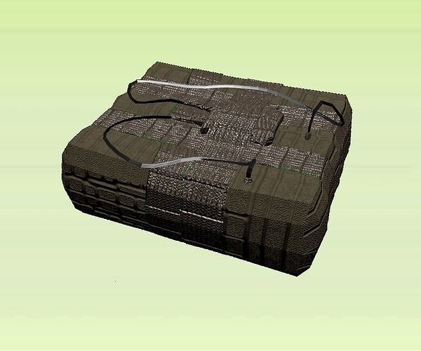 Satchel Charge free VR / AR / lowpoly 3D model CGTrader