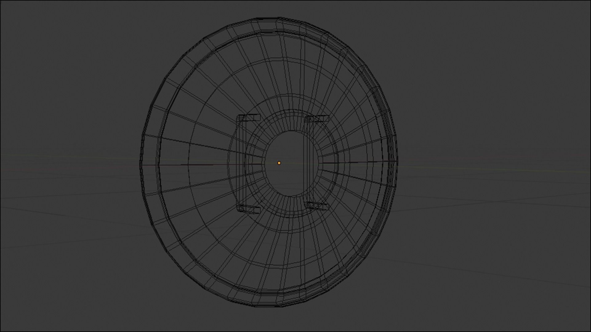 Medieval fantasy shield Low-poly 3D model_7