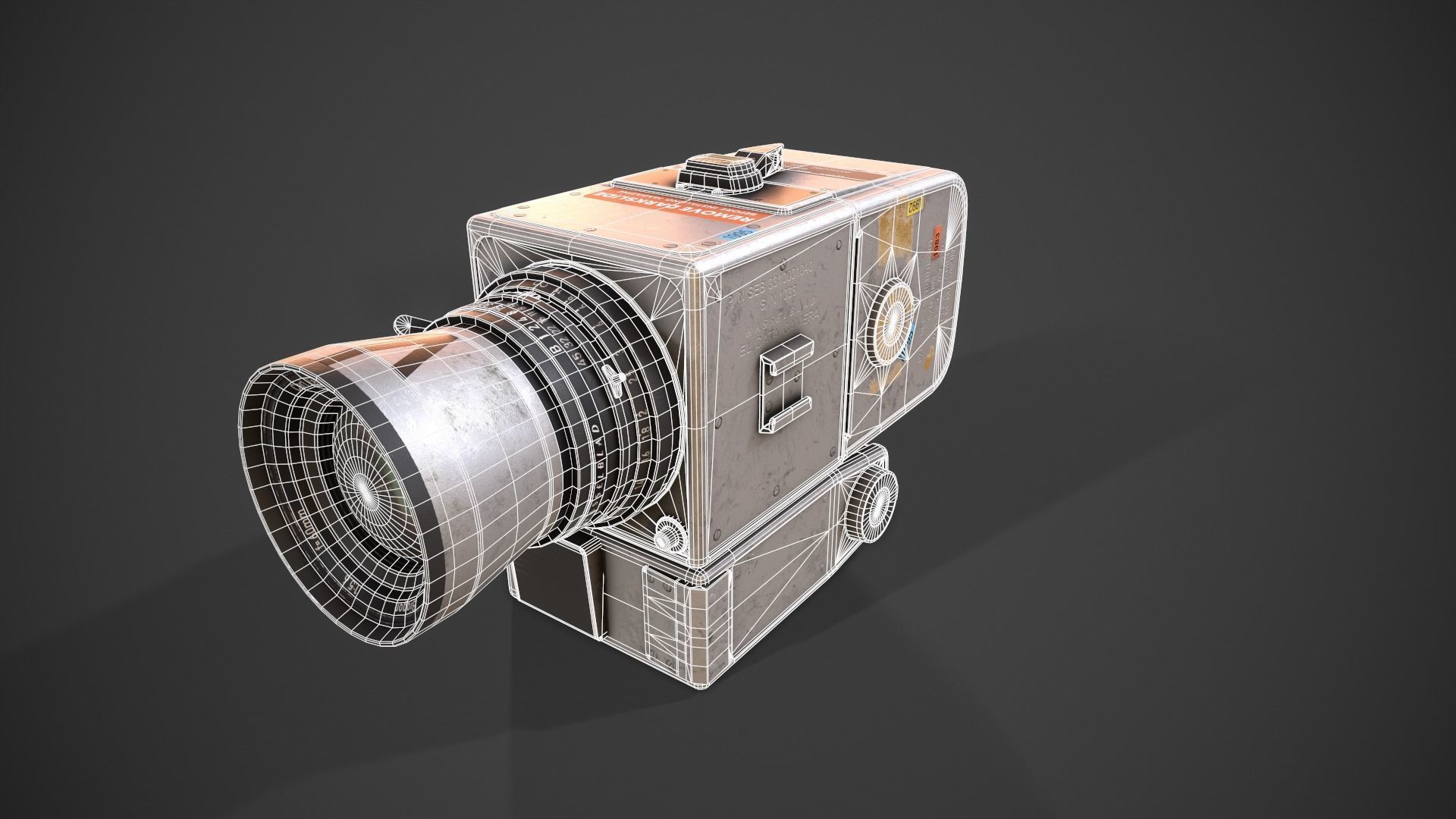 Hasselblad 500EL - Apollo 15 Mission Low-poly 3D model_3