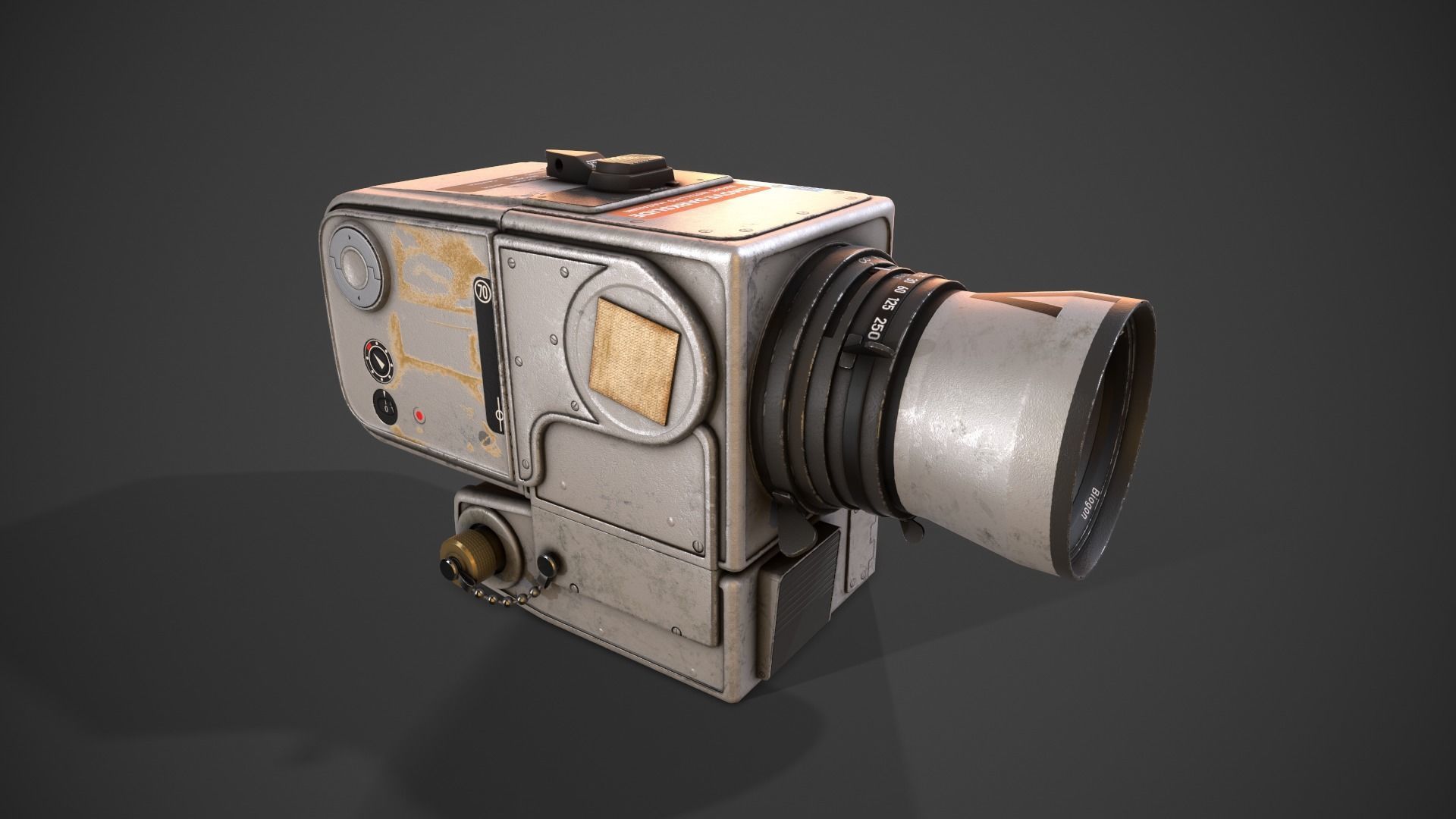 Hasselblad 500EL - Apollo 15 Mission Low-poly 3D model_4