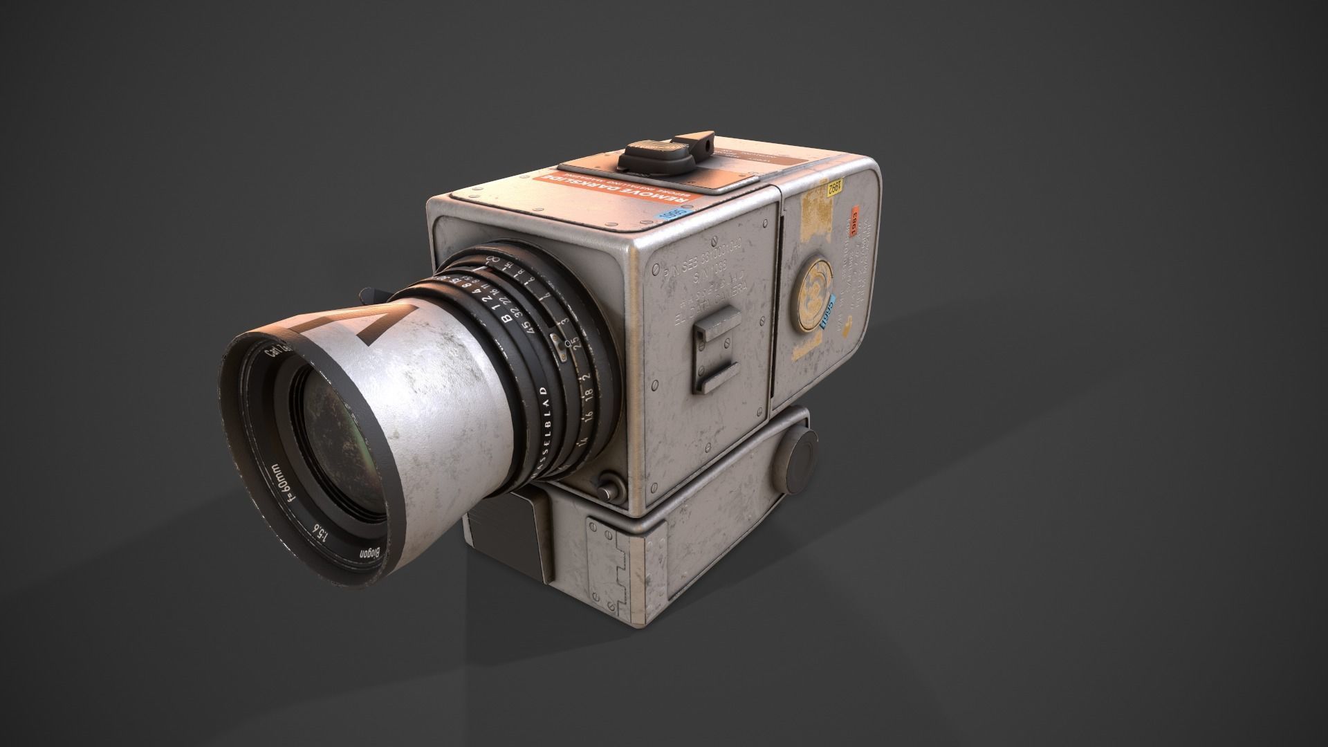 Hasselblad 500EL - Apollo 15 Mission Low-poly 3D model_2