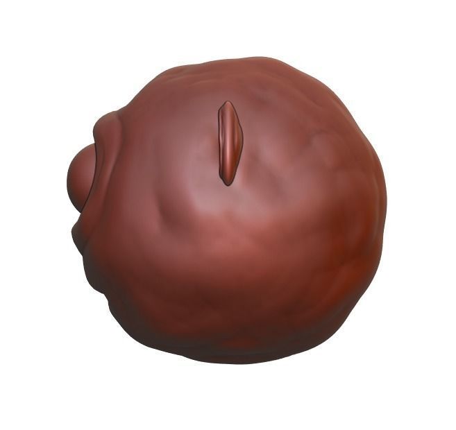 One Eye Character Head 3D model_2