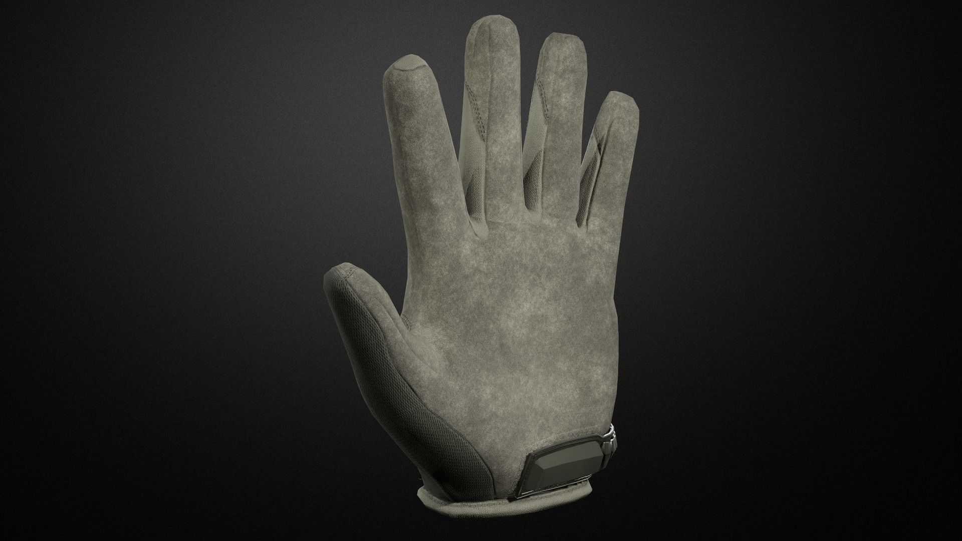 Tactical gloves pack Low-poly 3D model_26
