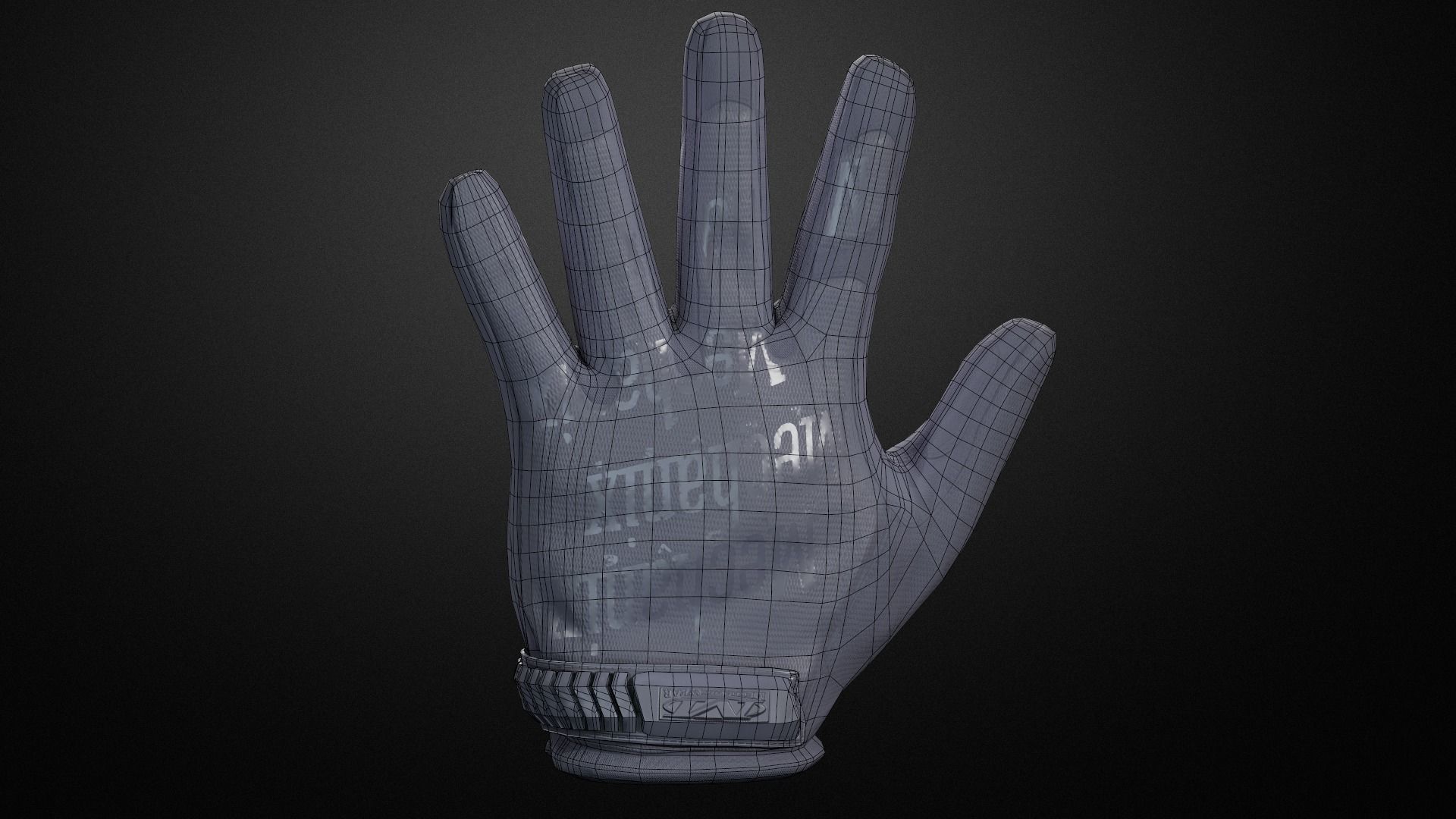 Tactical gloves pack Low-poly 3D model_27