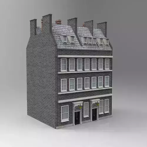 No 10 Downing Street for obj and fbx 3D model