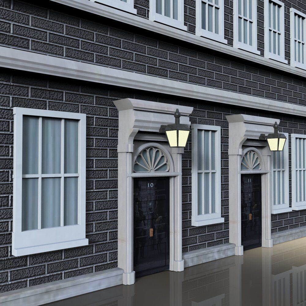 No 10 Downing Street for obj and fbx 3D model_9