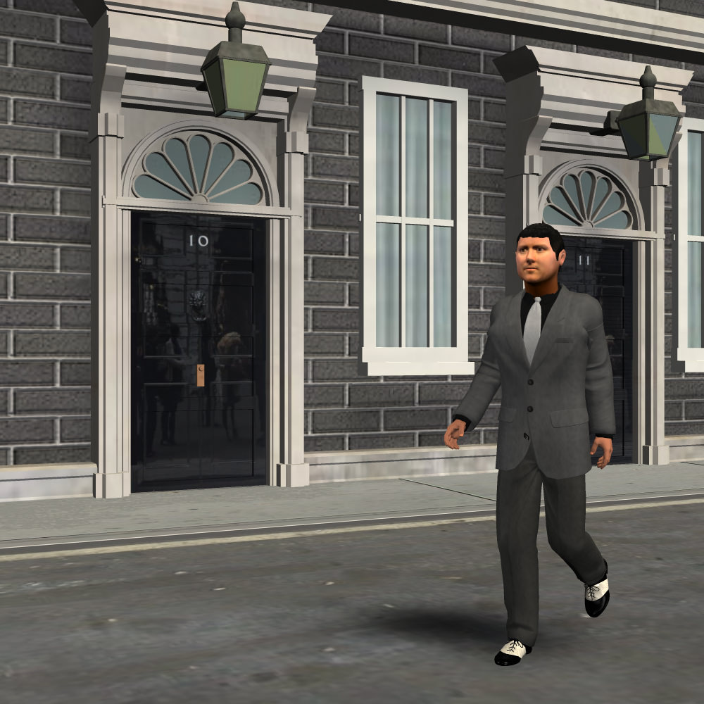 No 10 Downing Street for obj and fbx 3D model_6
