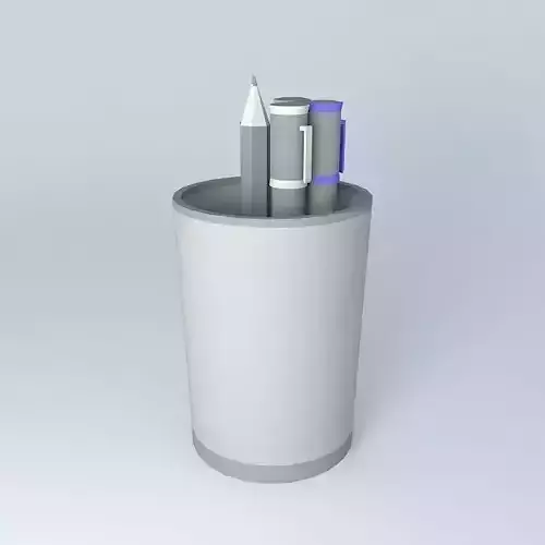 Pencil Case Free 3D model