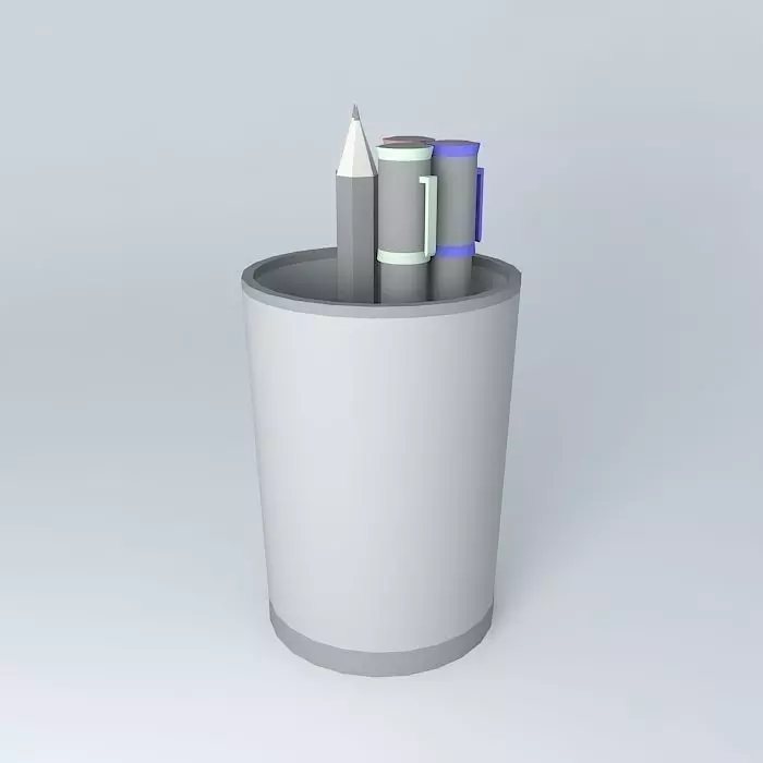 Pencil Case Free 3D model