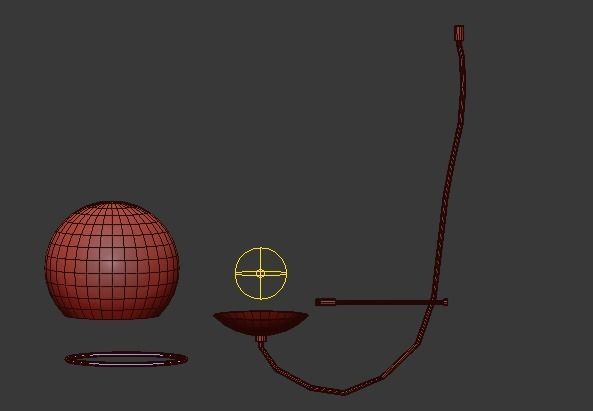 Melissa Chandelier 3D model_7