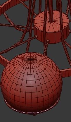 Melissa Chandelier 3D model_6