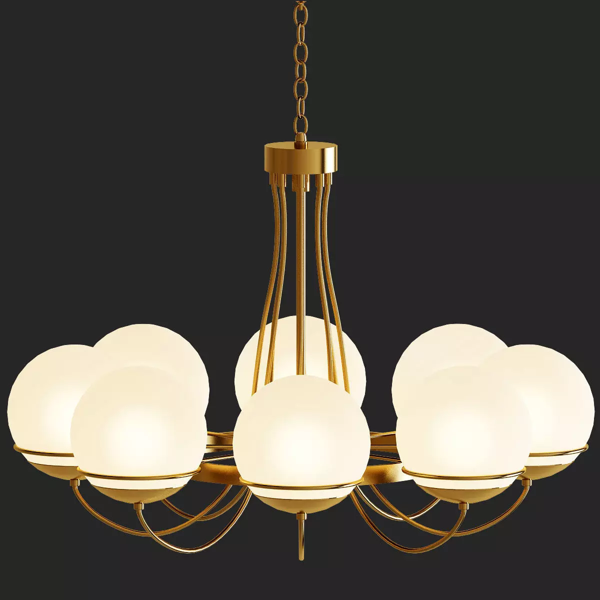Melissa Chandelier 3D model_0
