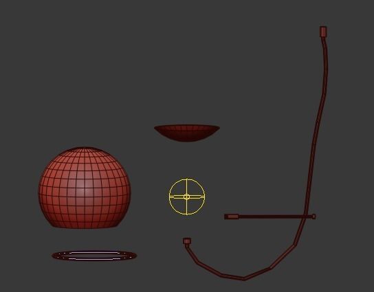 Melissa Chandelier 3D model_5