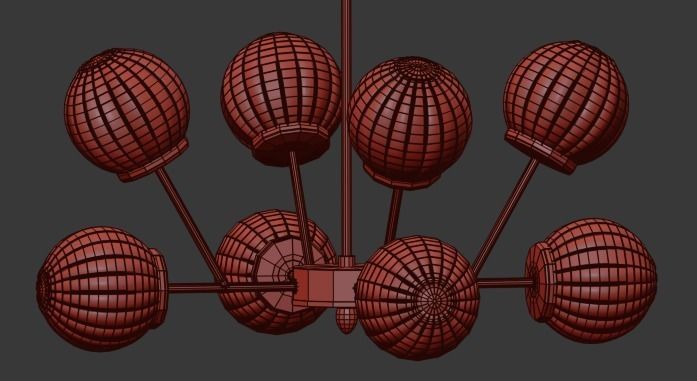 Proto Chandelier 3D model_3