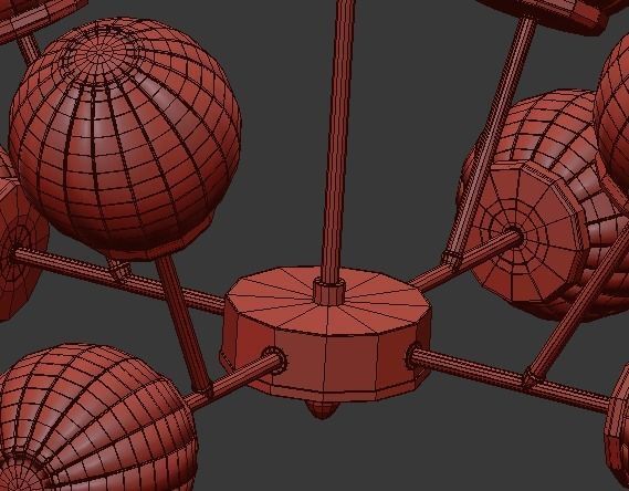 Proto Chandelier 3D model_2
