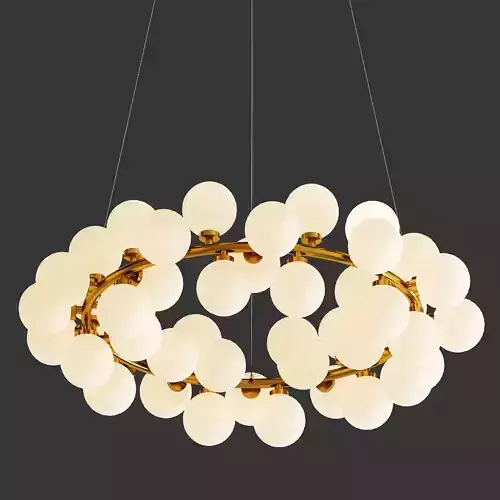Milk Bubble Round Chandelier