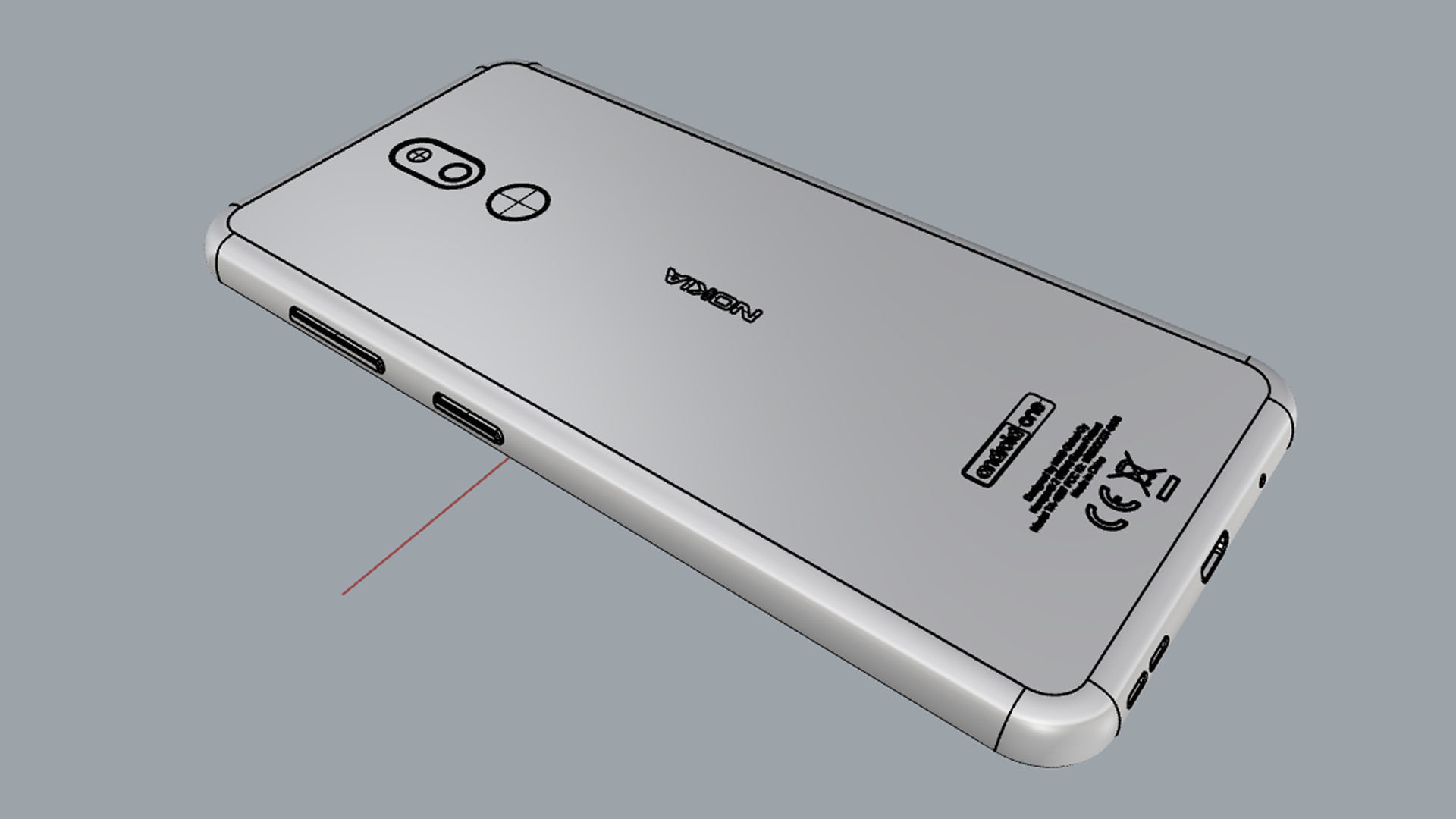 Nokia 3 2 Steel 3D model_22