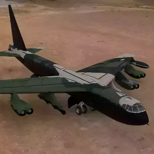 B 52 Stratofortress Studio Max obj