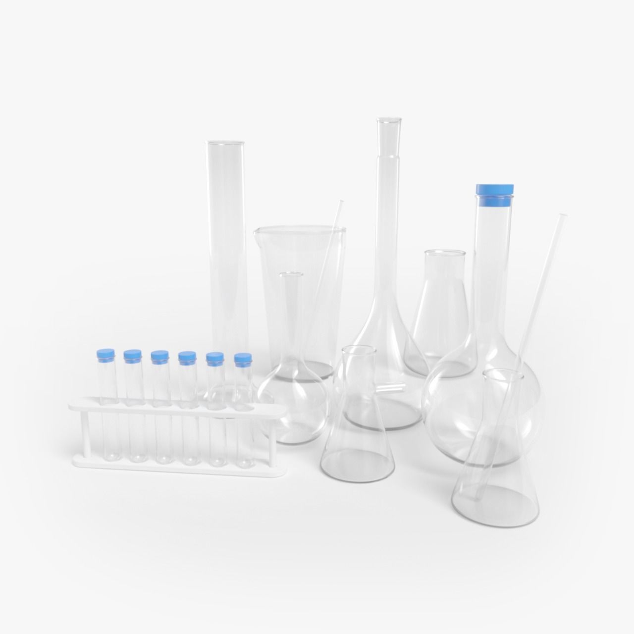 Medical Flask 3D model_1