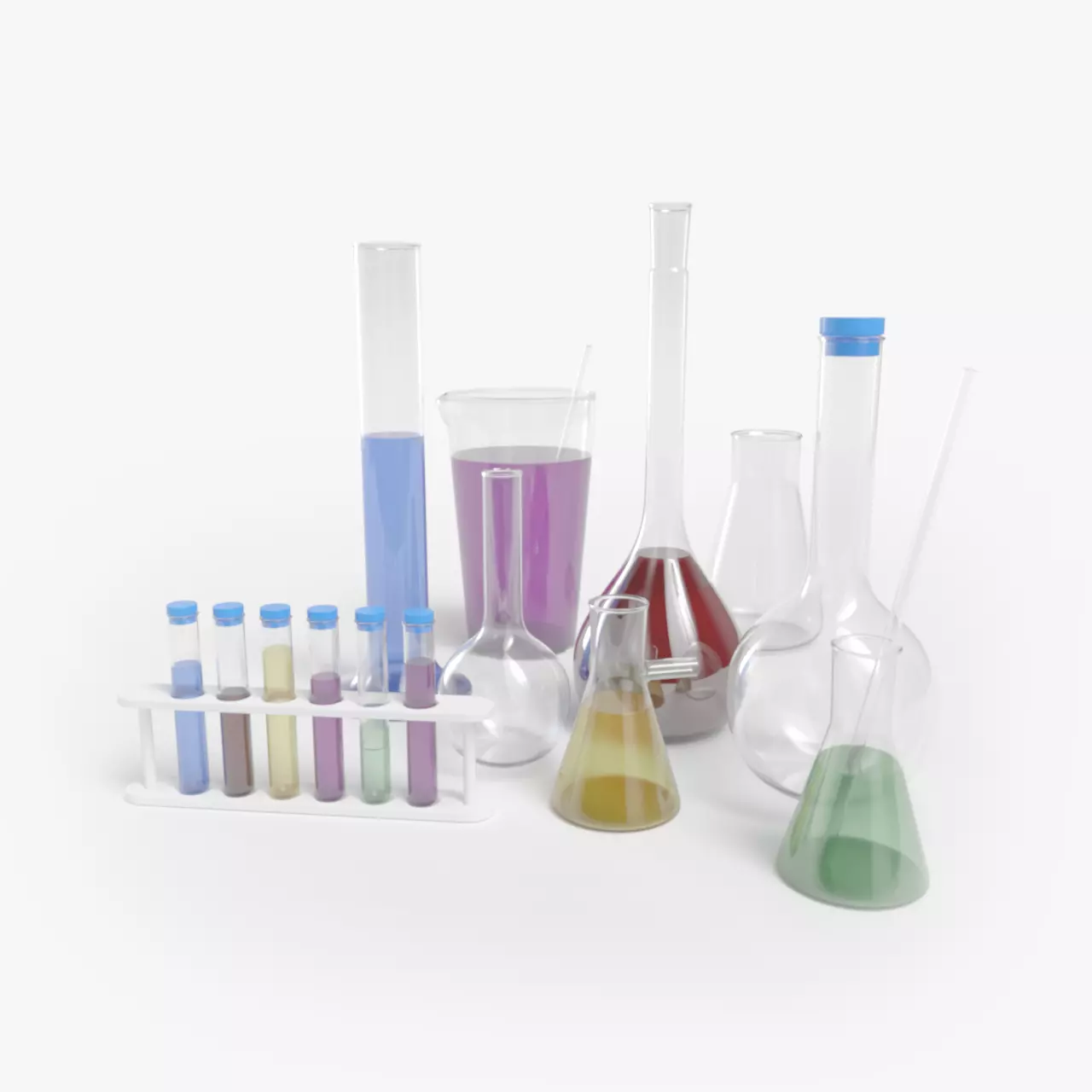 Medical Flask 3D model_0