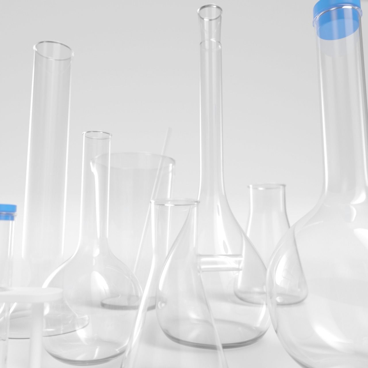 Medical Flask 3D model_3