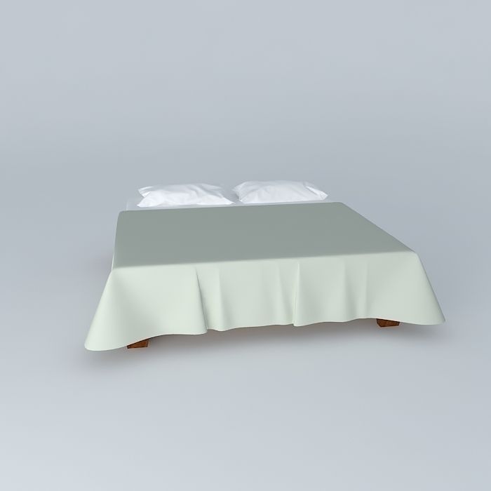 Super King Simple Free 3D model_2