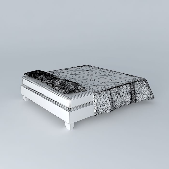 Super King Simple Free 3D model_3