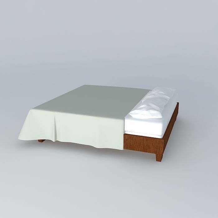 Super King Simple Free 3D model_1