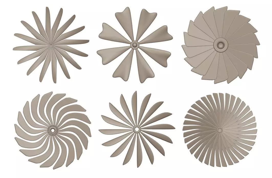 High-poly Propellers Collection vol1 3D model_0