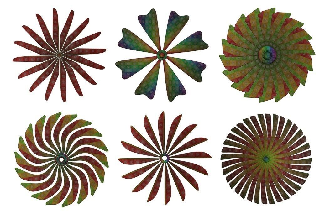 High-poly Propellers Collection vol1 3D model_4