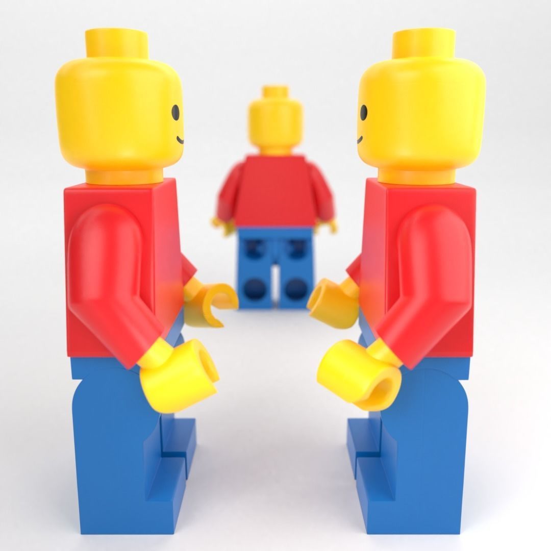 LEGO standard minifigure 3D model_1