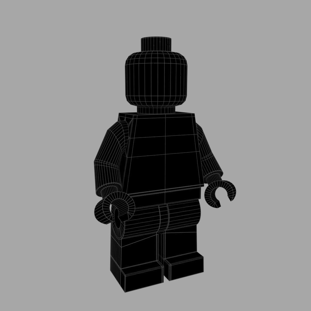 LEGO standard minifigure 3D model_16