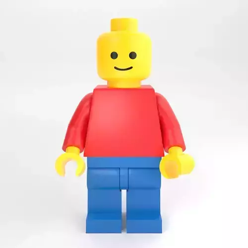 LEGO standard minifigure 3D model